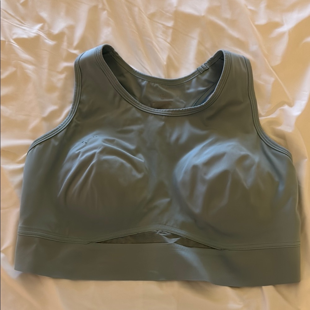 Knix sports bra XL+ with removable cups and mesh front- small stain
